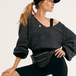 Free People Riptide V Neck Sweater - XS